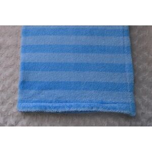 Baby Gear Blue Stripes Blanket Security Lovey BabyGear Blankie Two Tone